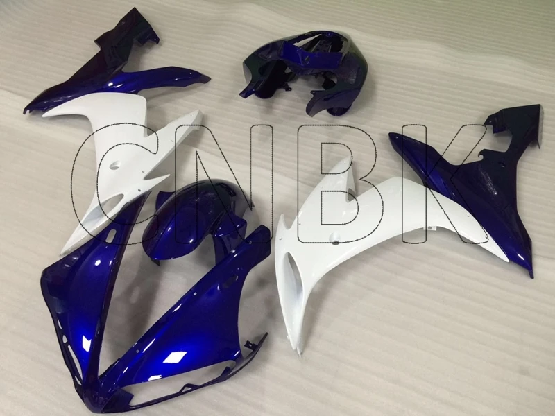 Для YZF1000 R1 04 06 Кузов YZFR1 04 05 сине-белые набор для всего тела для YAMAHA YZFR1 2004-2006 мотоцикл обтекатель