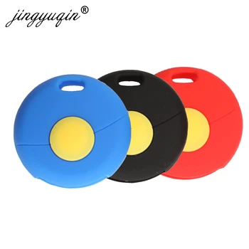 Keyforkess 30 pz/lotto 1 caso chiave a distanza del Silicone dell'automobile del bottone per Benz Smart Fortwo 1998-2012 copertura chiave automatica di gomma degli stati uniti