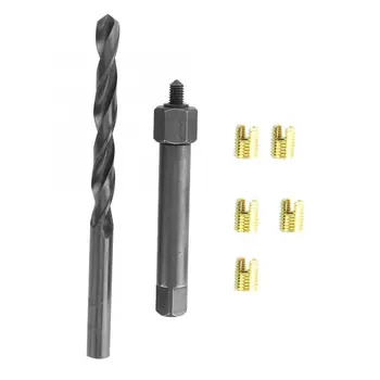 

Helicoil Thread Repair kit 12PCS M5 x 0.8 Thread Repair Kit Self Tapping Thread Inserts Tool Set Stainless Steel Insert For