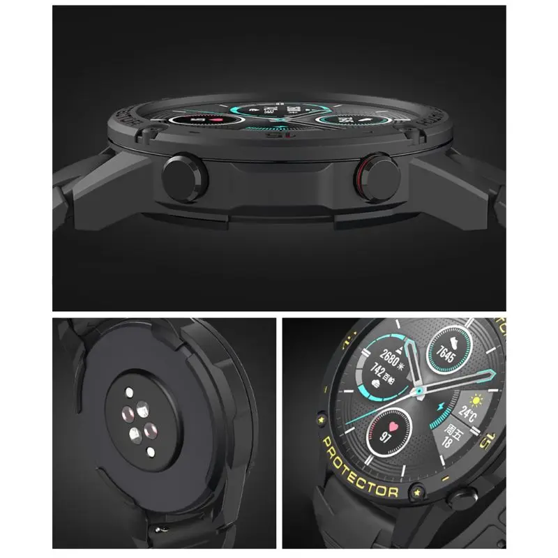 ТПУ чехол для часов защитный бампер Huawei Honor Magic Watch 2 46 мм Прямая поставка |