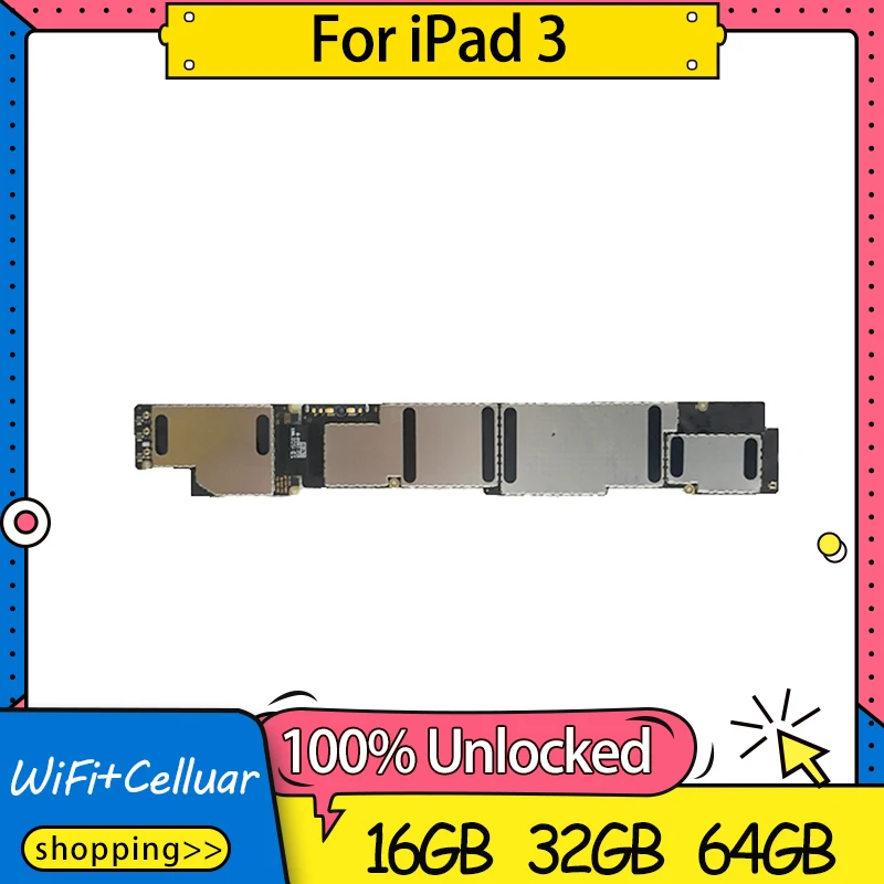 Материнская плата A1403 / A1416 A1430 для ipad 3 материнская с чипами оригинальная
