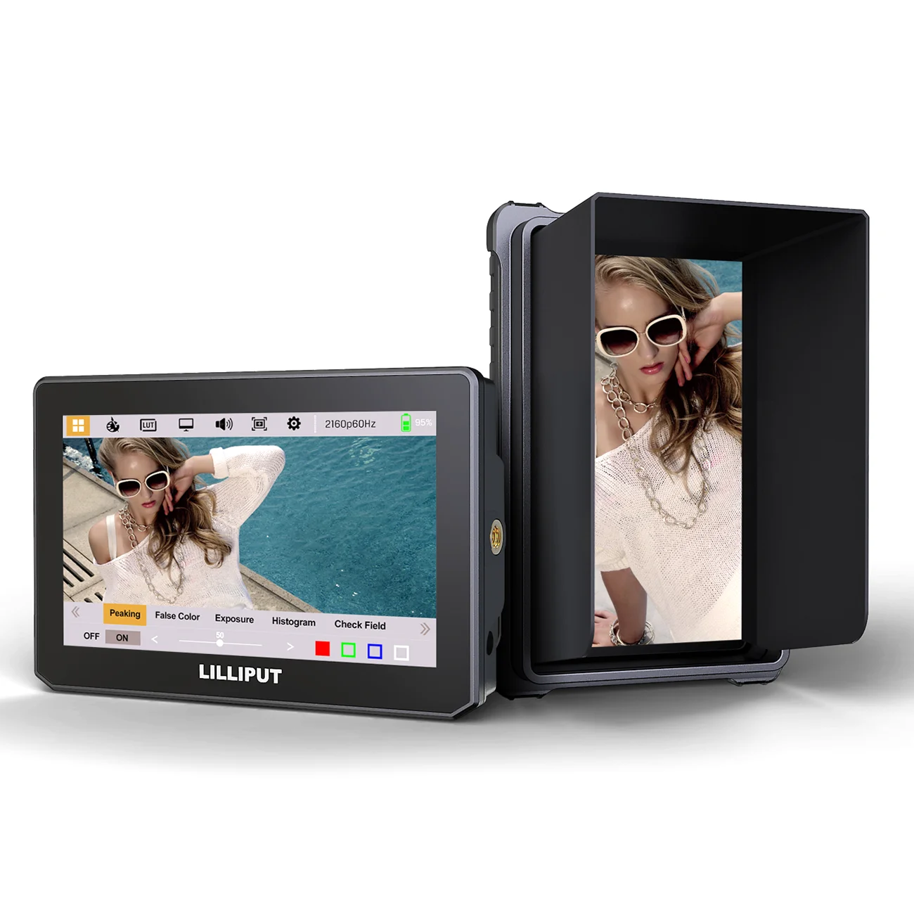 LILLIPUT T5 5 &quot4K сенсорный Экран IPS HDMI 2 0 Камера полевой монитор 3D LUT HDR FHD для RS2 3-осевой