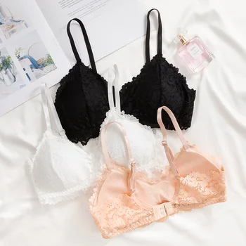 

Sexy Lace Bra Underwear Women Brassiere Female Lingerie Bralette Push Up Bras for Women Solid Color soutien gorge femme