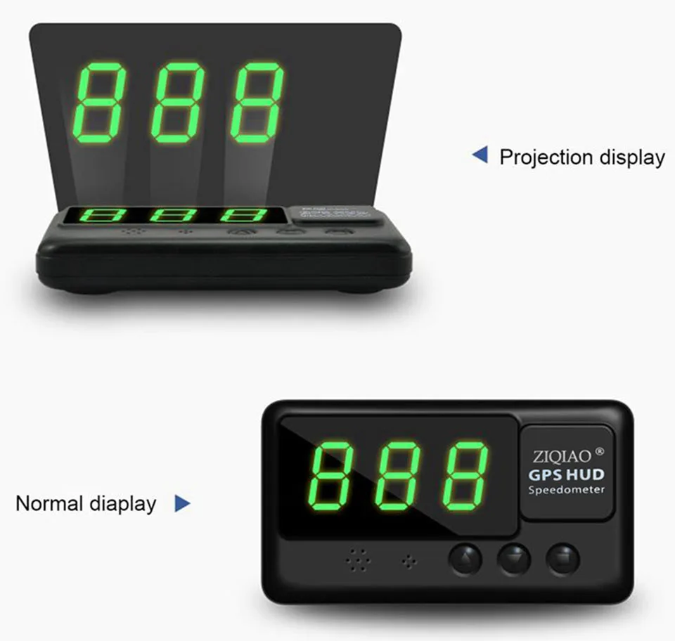 C60 HUD Автомобильный светодиодный дисплей для автомобиля грузовик C60S C1090 автомобиль км/ч MPH дисплей с цифровой скоростью превышения скорости сигнализации C80 C90