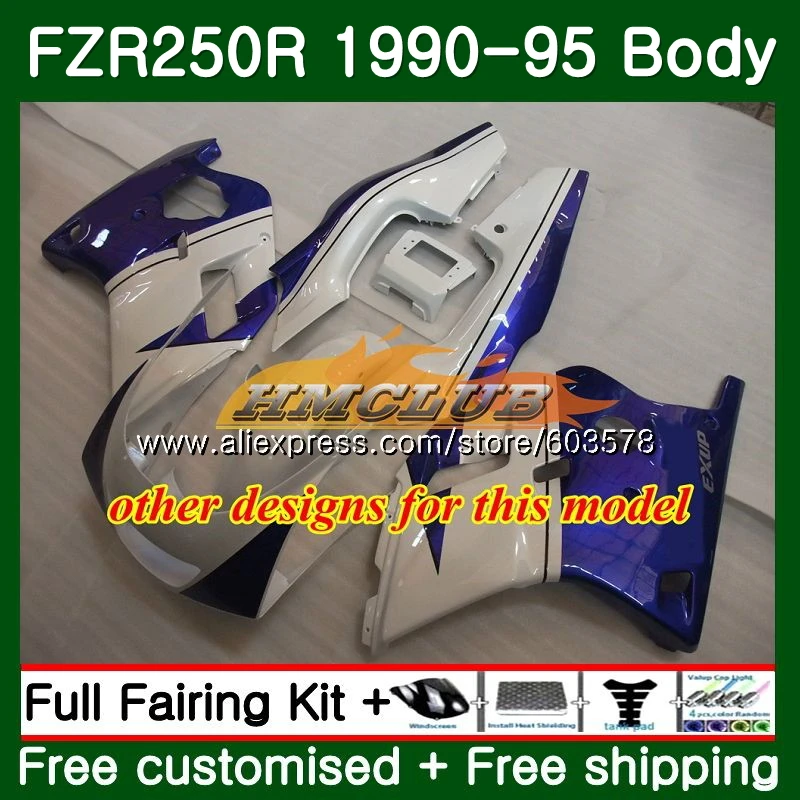 FZR250R для YAMAHA FZR 250R 1990 1991 1992 1993 1994 1995 125CL. 1 красный, белый FZR 250 FZR-250 FZR250 90 91 92 93 94 95 обтекатель