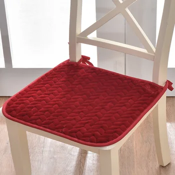 

Dinner Chair Cushion Velvet Fabric Student Office Seat Pad Super Soft Chair Cushion Comfortable Sitting Buttocks Seat Cushion