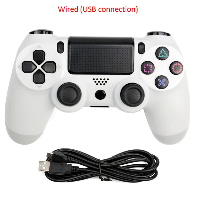 Проводной геймпад беспроводной Bluetooth контроллер Playstation sony PS4 контроллер Джойстик для DualShock 4 Вибрационный джойстик - Цвет: Wired-1