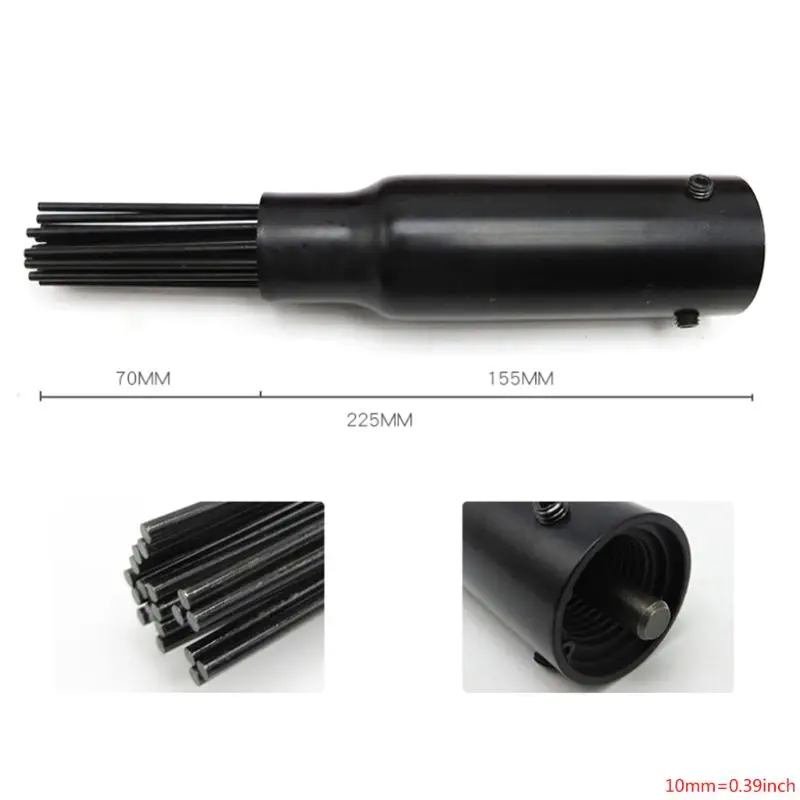 

19 Needle Black Needle Scaler Pneumatic Needle Bundle Deruster Head for Rust and Welding Slag / Light Burr Removal 24BA