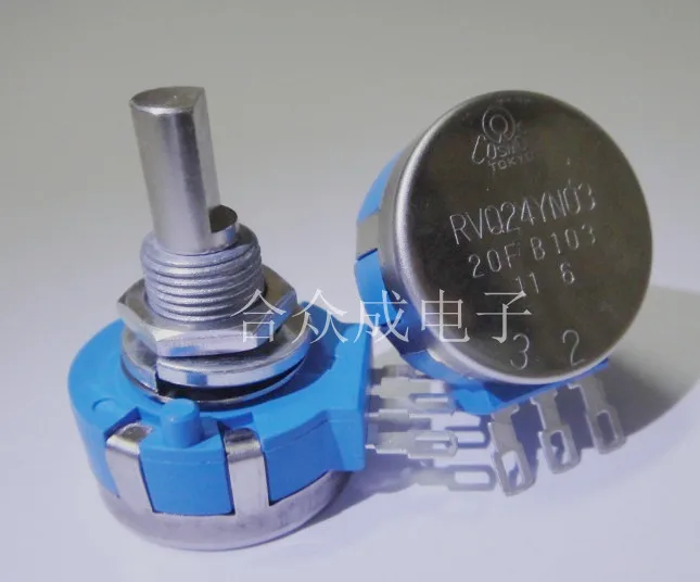 [VK] TOCOS RVQ24YN03 20S B103 long-life single ring carbon film potentiometer game accessories switch | Обустройство дома