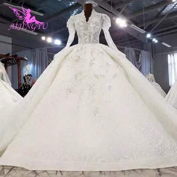 شراءAIJINGYU فساتين قصيرة كبيرة الحجم الصينية فساتين جديدة على الانترنت مع الأسعار محلات الزفاف فستان الزفاف لبنان