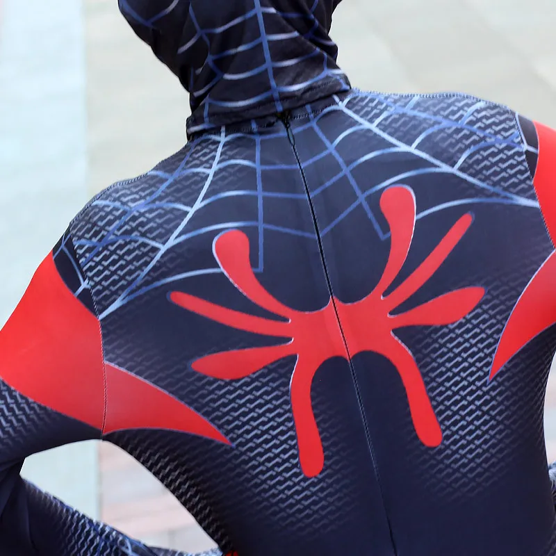 Online Nuevo disfraz de Halloween para niños Spiderman versos spider Miles moral juego de rol disfraz zentai Spiderman