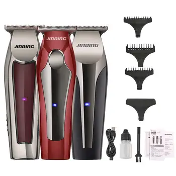 

Professional Digital Hair Trimmer Rechargeable Electric Hair Clipper Men's Cordless Haircut Adjustable Ceramic Blade