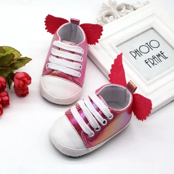 

2019 Brand New Newborn Infant Kid Baby Girl Butterfly Shoes Fashion Cute Princess Shoes With Wings Fashion First Walkers 0-18M