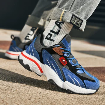 

2020 Autumn Jogging Shoes For Men Black Men Athletic Running Shoes Non-Slip Gym Shoe For Mens Good Quality Athletic Sneakers Men