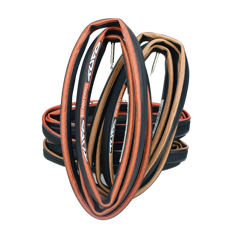 TUFO S33 PRO チューブラー 700×21C ブラック×レッド 新品 TUFO S33 PRO チューブラータイヤ 700×21C ブラック 2本セット