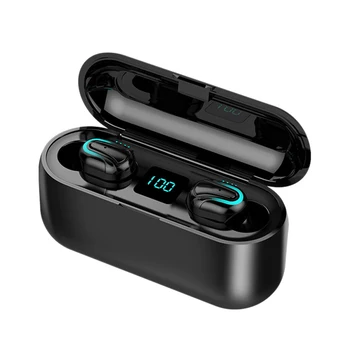 

Q32LED Binaural 5.0 Headset Fingerprint Contact Bluetooth Headset Noise Reduction Headset Gaming Headset