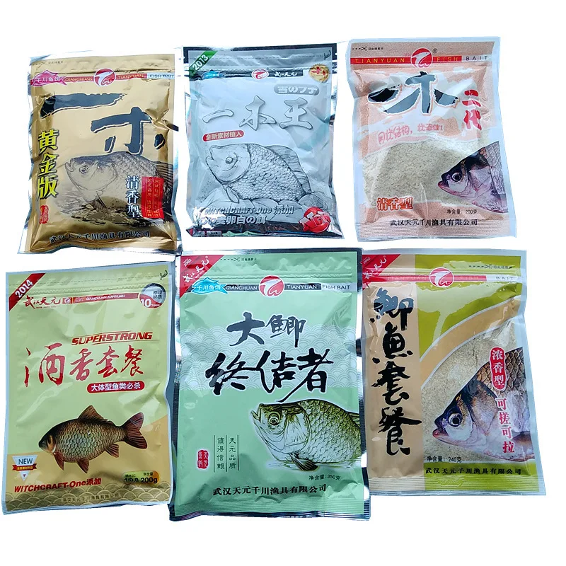 

Tianyuan Bait Gold Edition a Wooden King a Wooden Second Generation Wine Combo Terminator Big Carp Crucian Carp Combo