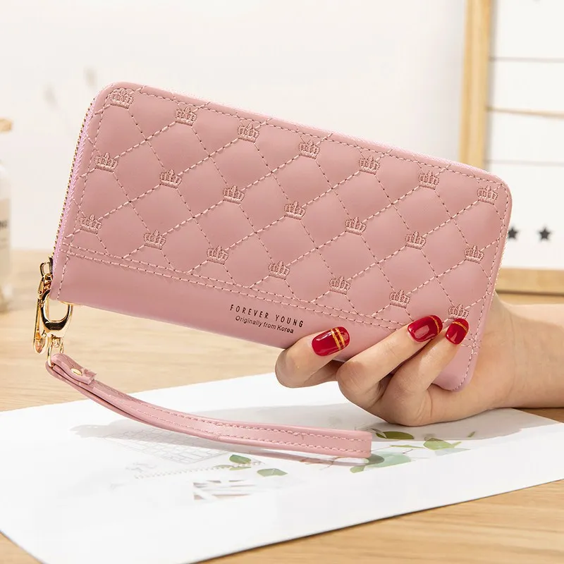 Фото Роскошный кошелек кошельки для женщин дизайнерский клатчи и сумочки кожаный