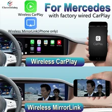 CheerDriving Apple CarPlay Wireless Apple TV Box CarPlay Dongle Mirror Link for Mercedes Series