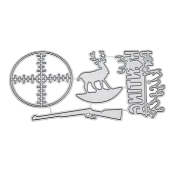 

2020 New Refusing Hunting Metal Cutting Dies Stencil DIY Scrapbooking Album Stamp Paper Card Embossing Crafts