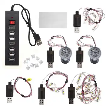 

LED Light Lighting Kit for 71040 Building Blocks Bricks (Only Light Included) Updated with Spotlight Outlets