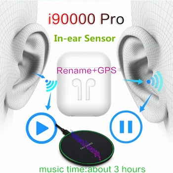 

Original i90000 Pro TWS Blutooth Earphones 1:1 air2 In-Ear Wireless Headsets Game Headphones Sport Earbuds Auriculares Bluetooth