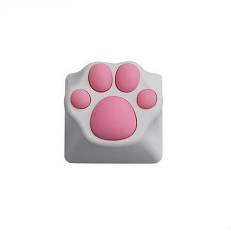 1pc Pink Black 10 Kinds of Cute Cat Claw Plastic Keycap PBT Personality Cherry Switch Blossom Keycap For Mechanical Keyboard