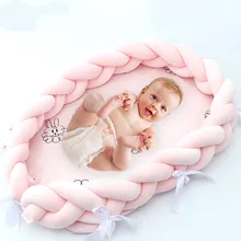 Портативная спальная кровать для новорожденных, съемная хлопковая Защитная Подушка-гнездо, Детская матка, бионическая кроватка, детская кроватка для путешествий