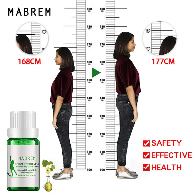 2PCS MABREM Meilin Herb Elevation Conditioning Massage Essential Oil,Heightening Growth Boosting Essential Oil Soothing Feet Safe and Healthy Green 