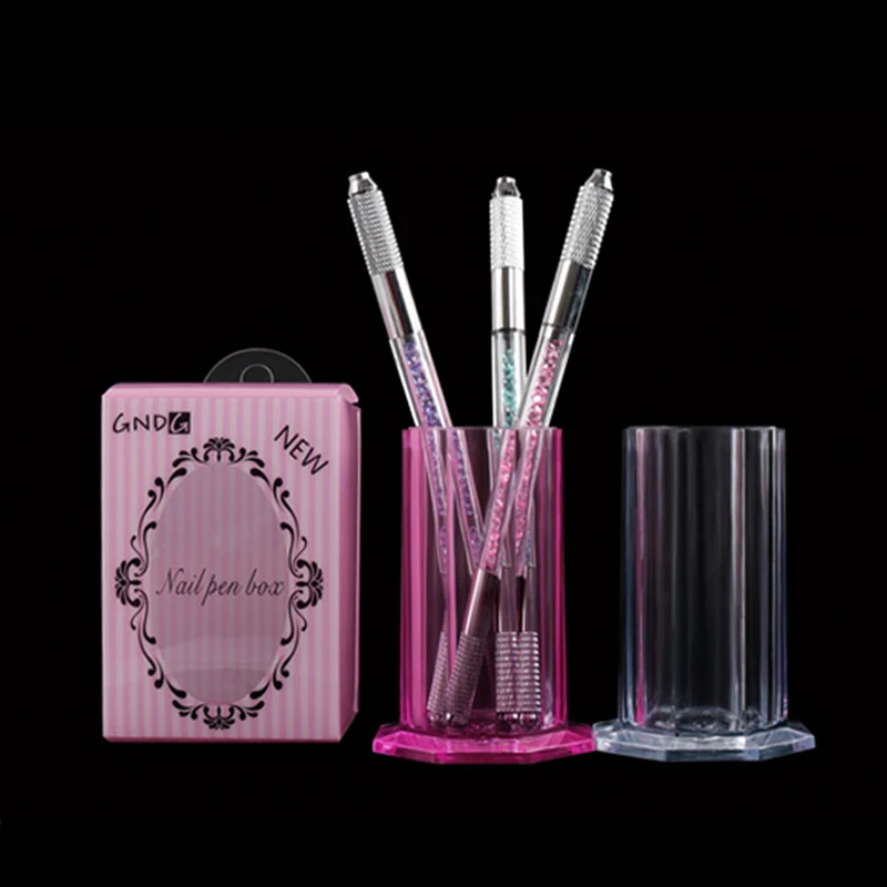 

Nail Brush Storage Box Empty Container Pen Holder fashion Nail Tool