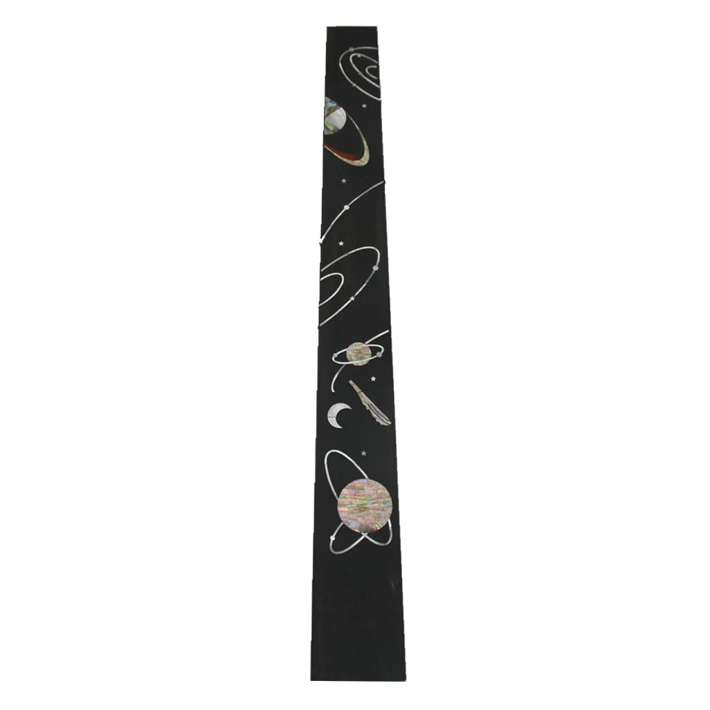 

Blank Guitar Ebony Shell Inlay Fingerboard Fretboard for Acoustic Guitar