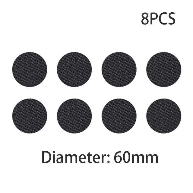 Furniture Pads Floor Protectors Non Slip Anti-vibration Silicone Chair Table Legs Cover Feet Rug Mats Bumper Damper DIA 60mm