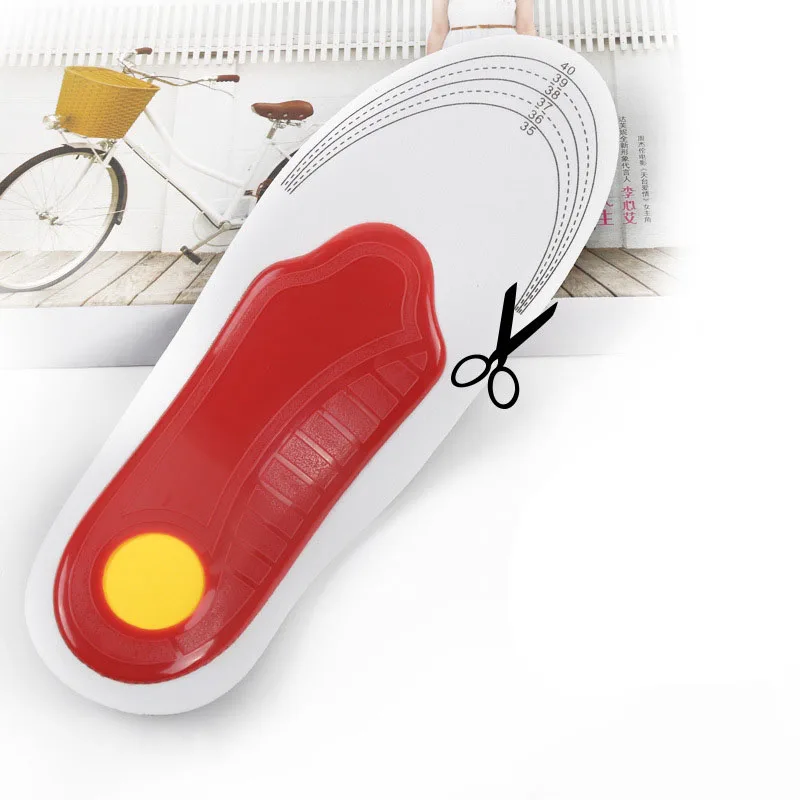 Anti-Vibration Cushioning Breathable Wearable Lightweight Comfortable Arch Support Insole Unisex Adult Insoles