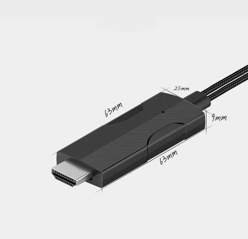 Для iPad 4K HDMI кабель тот же экранный преобразователь Micro USB/type C к Hdmi 4K адаптер высокой четкости кабели для iphone Xr Android