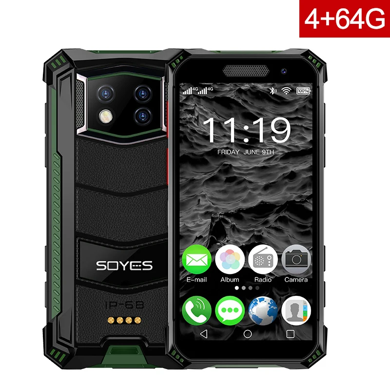 cell phone ratings android The new SOYES S10MAX outdoor rugged smartphone face recognition fingerprint unlocking waterproof, drop and pressure cheap android cell phones Android Phones