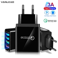 Быстрая зарядка 3,0 USB быстрое зарядное устройство для samsung iPhone 78 huawei P20 портативный планшет QC 3,0 быстрое настенное зарядное устройство US EU UK Разъем-адаптер