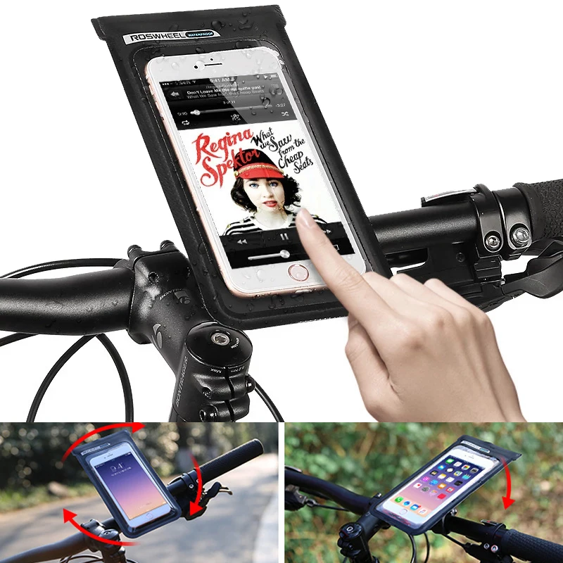 Водонепроницаемый мотоциклетный чехол для телефона сумка MTB велосипеда руль