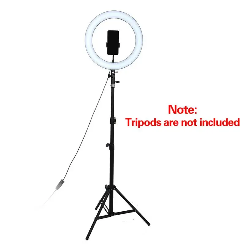 Galapara O Ring Light 5W LED Light Round Selfie Camera Lamp with Telescopic Tripod USB Powered Operate 360/° Rotatable Illumination Angle for Live Show Taking Pictures