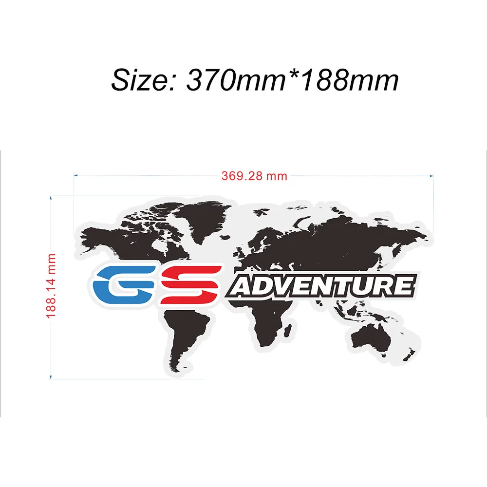 Для BMW R1200gs F850gs F800gs R1250gs F750gs R1150gs G310gs R 1200 F800 GS Adventure Panniers чемодан Алюминиевые наклейки Наклейка