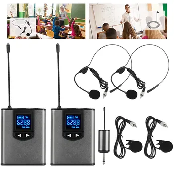 

best selling 2020 products Wireless Headset Lavalier Microphone System For Speaker Podcast Video Recording support dropshipping