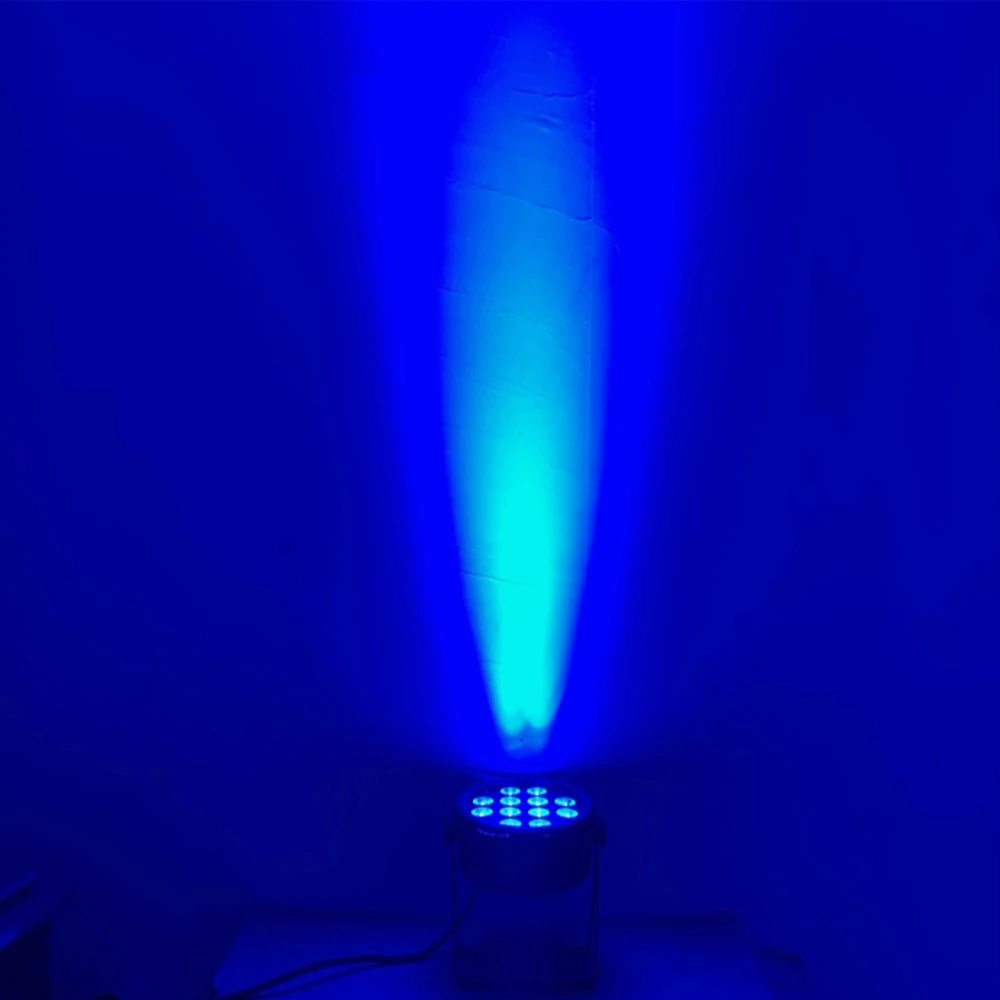 Светодиодный плоский светильник SlimPar RGBWA УФ-светильник 6в1 светодиодный DJ светильник для мытья сцены dmx светильник светодиодный светильник 7x12 Вт 12x18 Вт