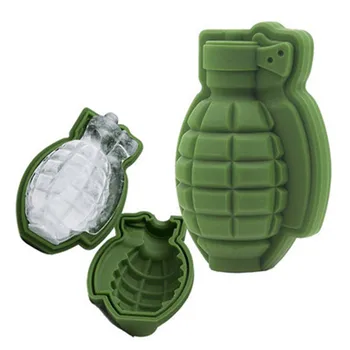 

1Pcs Creatieve 3D Bomb Shape Silicone Soap Mold Ice Cube Cake Decorating Tools Chocolate Fondant Baking Bomb Molds