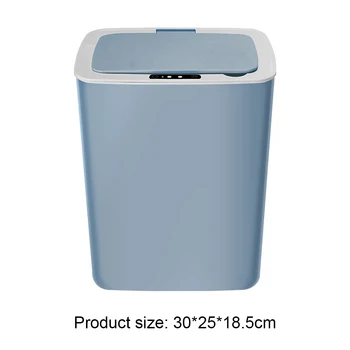 

Induction Trash Can 14L Smart Household USB Charging Automatic Waste Garbage Bin for Mother Easily Household Cleaning Part