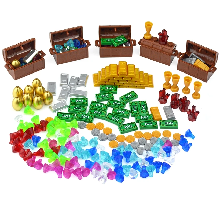 City Treasure Chest Gold Diamond Ore Safe Box Building