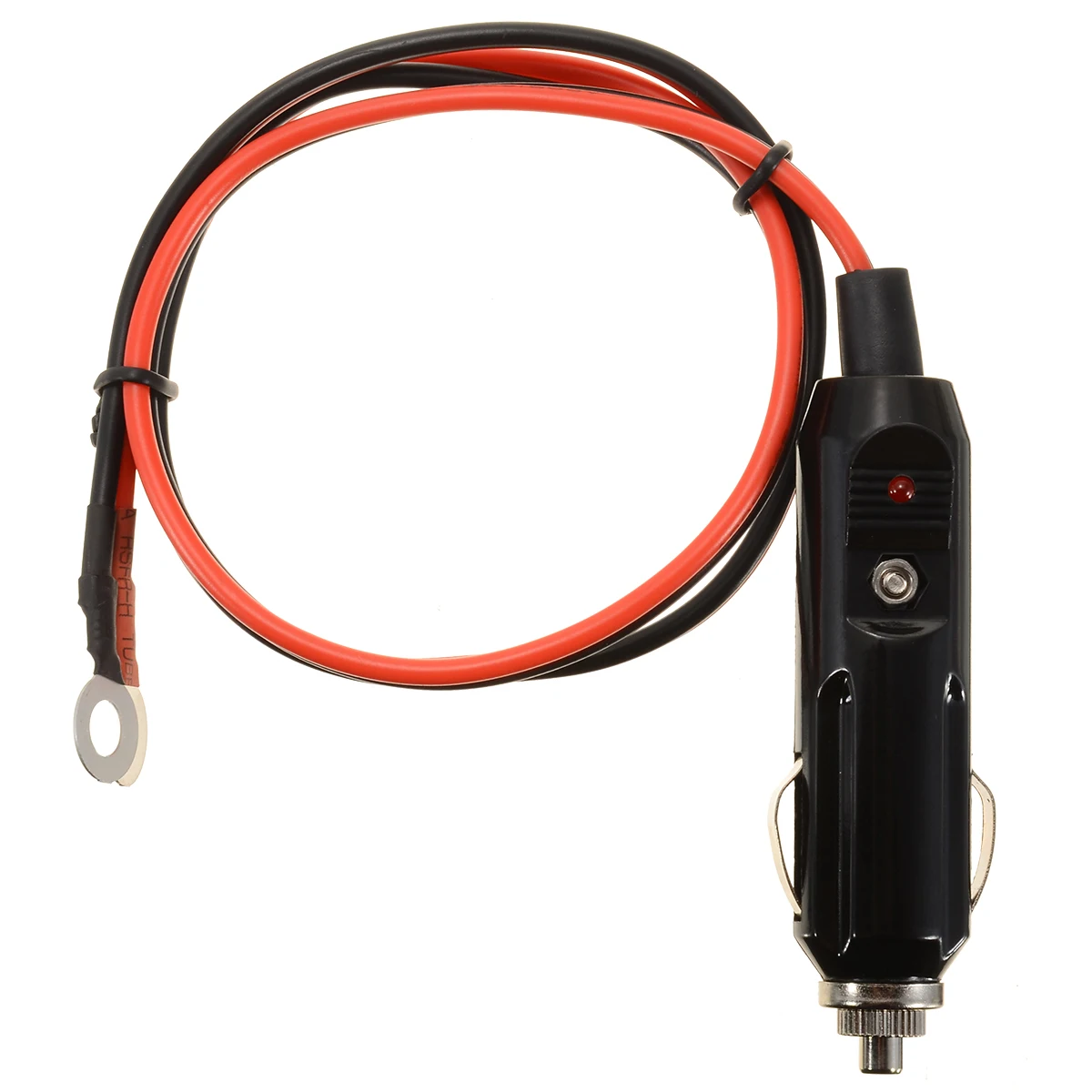 12V/24V 15A Car Auto LED Male Cigarette Lighter Socket Plug Connector with Fuse&Wire Power Charger Adapter Socket Plug For Car