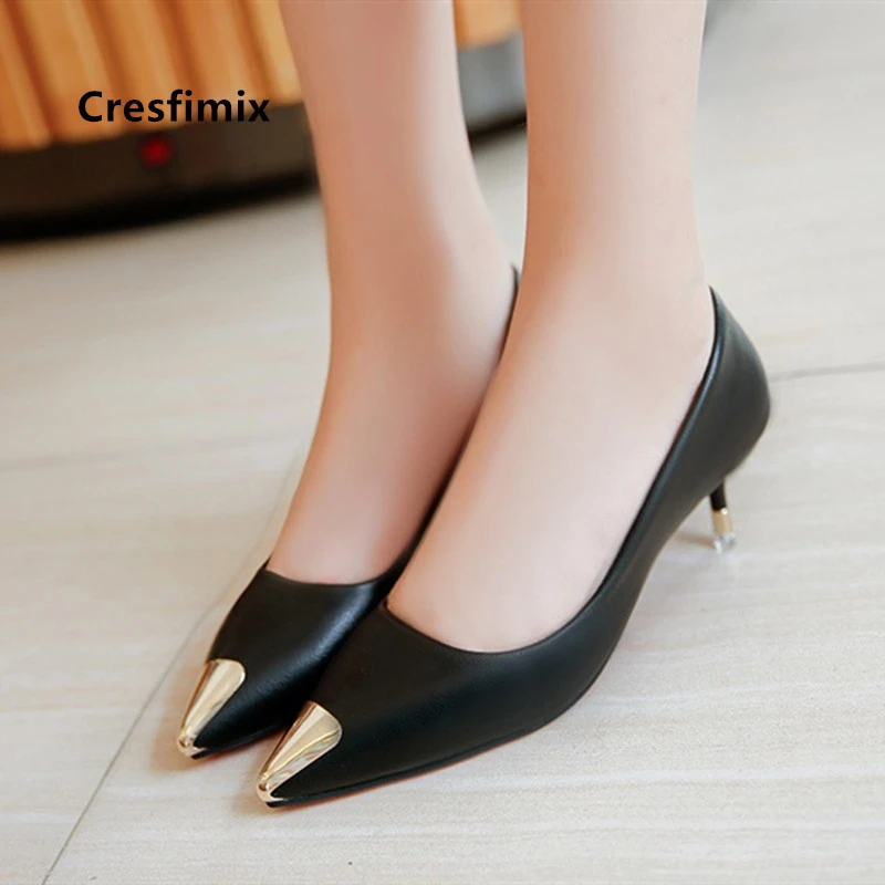 cool black heels