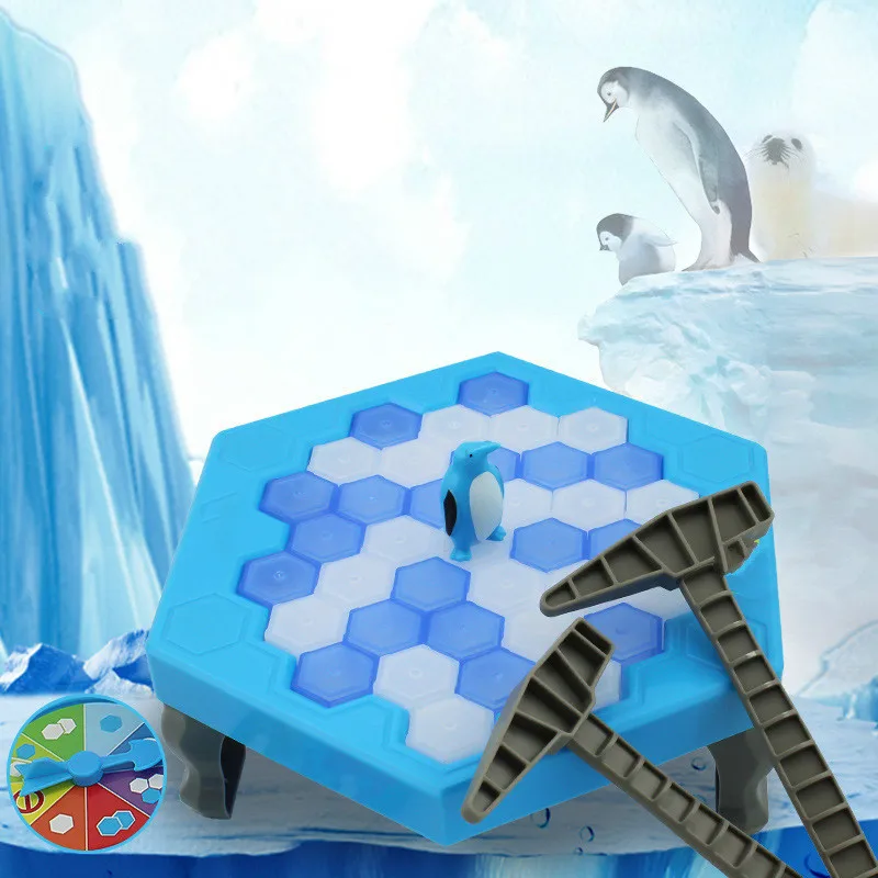 Творческий Пингвин ловушка интерактивные вывеска Indoor Board игра лед breaing игрушки