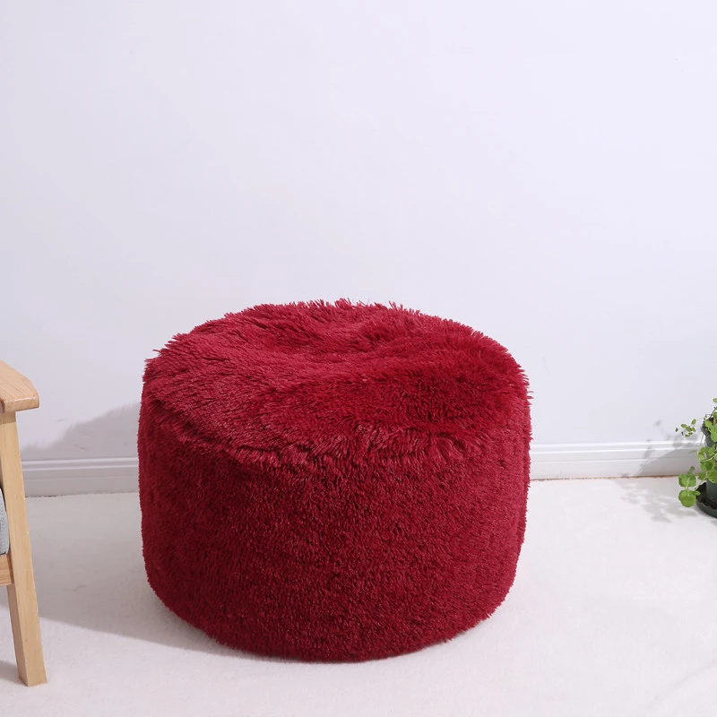 Cushion4 Скандинавский стиль, домашняя декоративная плюшевая подушка для сиденья, надувная портативная дорожная подушка для ног, круглая подушка-табурет, коврик для пола - Цвет: Cushion4