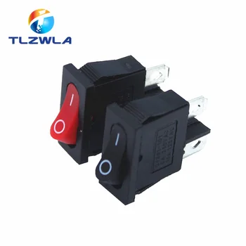 

1pcs Power Switch KCD1 Ship type switch 2Pin 6A250V Instrument small switch 9.5*21MM Reset Switch Momentary push button switch