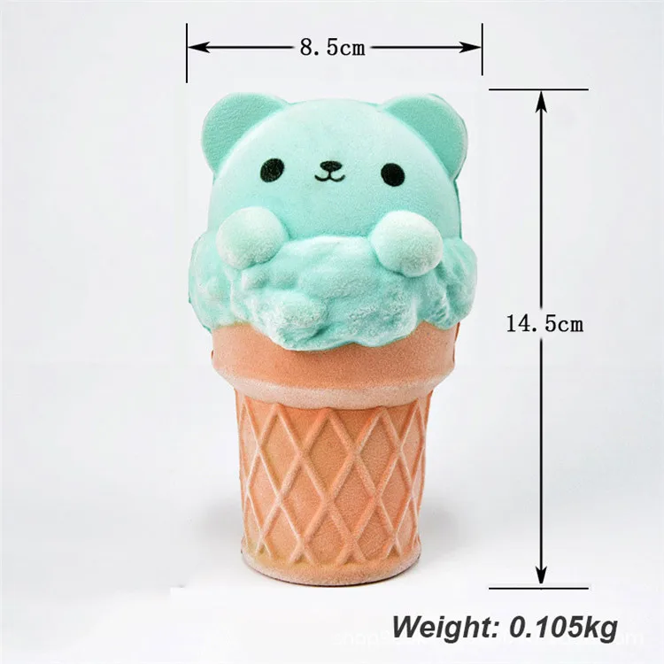 15 см Мини имитация мороженого Squishies игрушки из мягкой искусственной кожи анти стресс медленно поднимающийся сжимаются игрушки подарок для детей и украшения